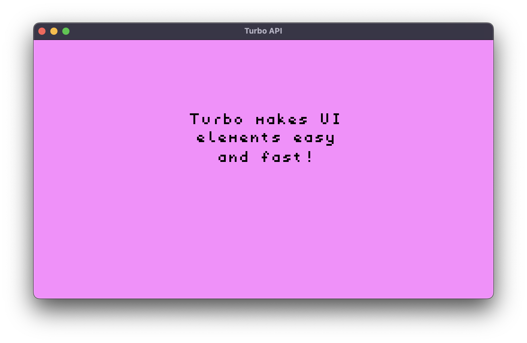 Turbo Makes UI Easy Screenshot